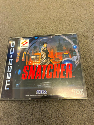 Konami snatcher - konami, mega-cd)