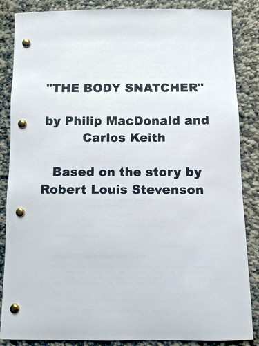 The body snatcher film - the,