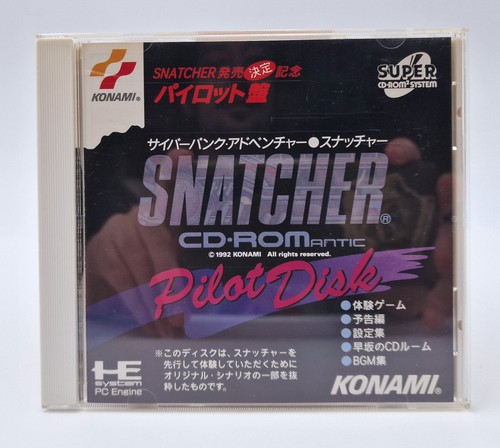 Snatcher pilot disk - disk, nec