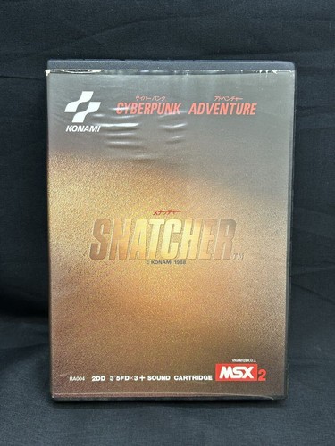 Snatcher konami msx2 2dd 5fd - snatcher,