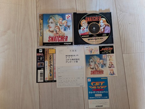 Snatcher sega saturno con obi - con,